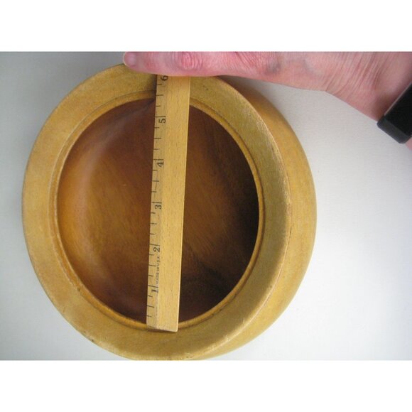 Hilo Hattie Handcrafted Round Wooden Lidded Bowl Trinket Décor Hawaiian WEAR - Picture 8 of 16